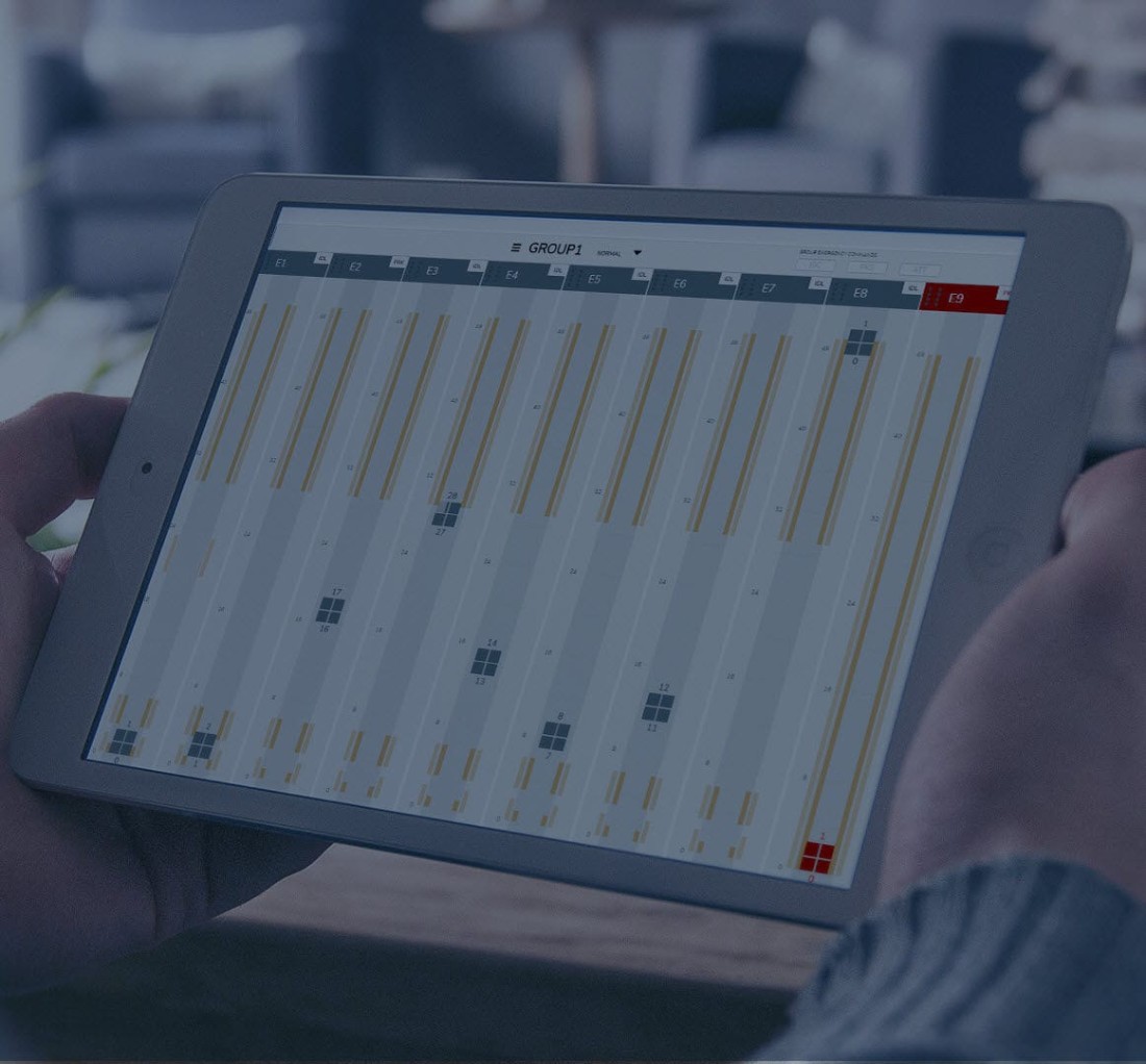 EMS Panorama 2.0 — group view on tablet