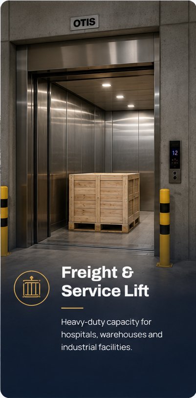 Freight & service lifts